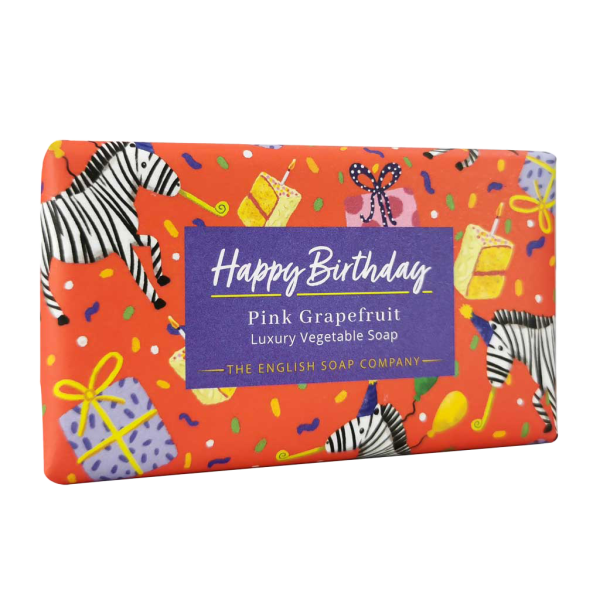 The English Soap Company Handseife Happy Birthday Pink Grapefruit