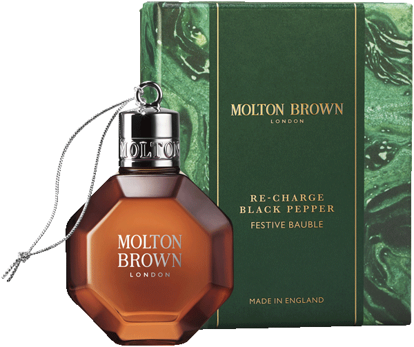 Molton Brown Re-Charge Black Pepper Festliche Bade- und Duschgel Kugel