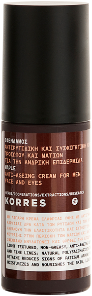 Korres Maple Anti-Aging Cream for Men Face and Eyes