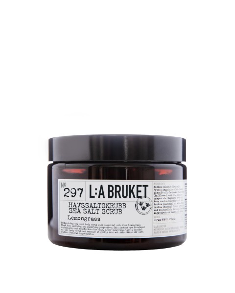 L:A Bruket 297 Sea Salt Scrub Lemongrass