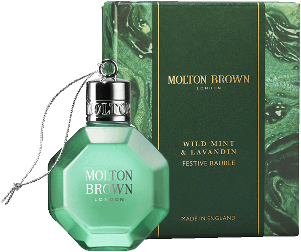 Molton Brown Wild Mint & Lavandin Festliche Bade- und Duschgel Kugel