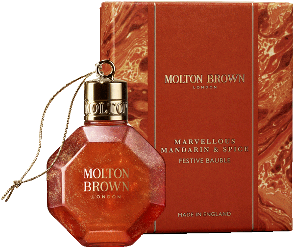 Molton Brown Marvellous Mandarin & Spice Festliche Bade- und Duschgel Kugel