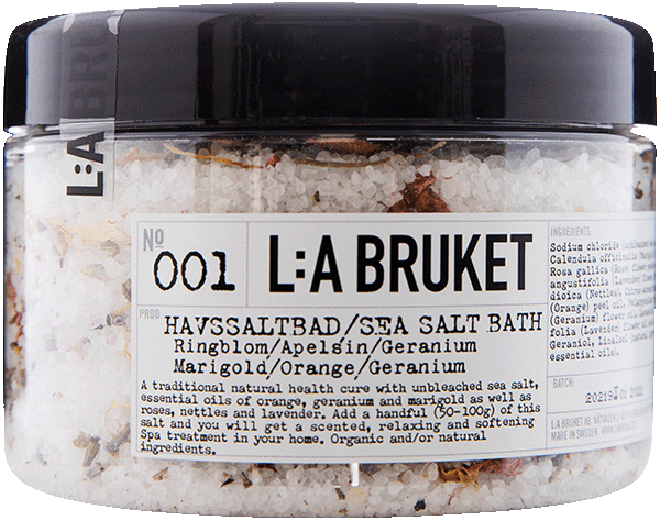 L:A Bruket 001 Bath Salt Marigold / Orange / Geranium