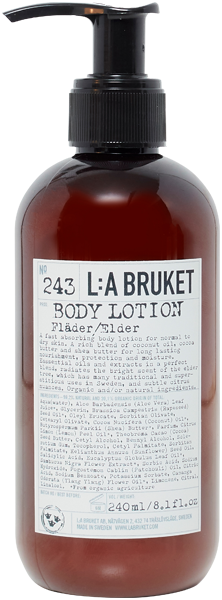 L:A Bruket 243 Body Lotion Elder Cosmos Natural Certified