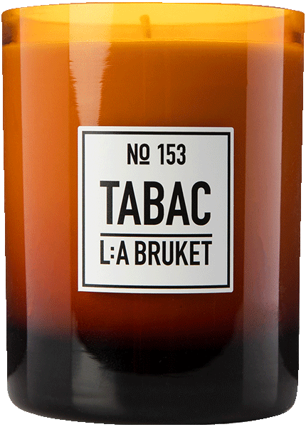 L:A Bruket 153 Candle Tabac