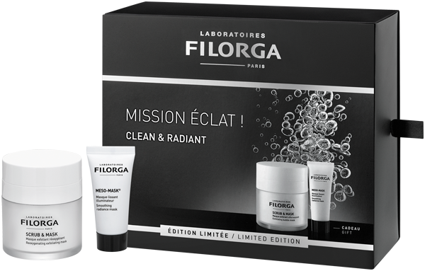 Filorga Clean & Radiant Set = Scrub & Mask 55 ml + Meso-Mask 15 ml