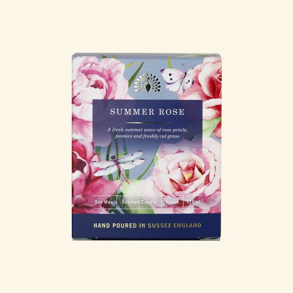 The English Soap Company Kerze Summer Rose